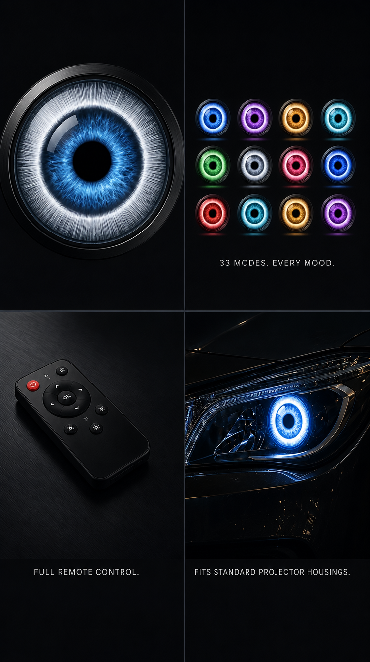 EyeLights Demon Eye LED Headlight Kit